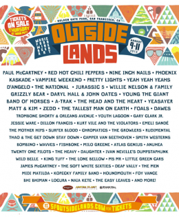 Outside Lands is Coming