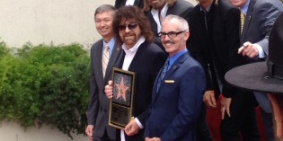 ELO Creator Jeff Lynne Honored at Walk of Fame ELO Creator Jeff Lynne Honored at Walk of Fame