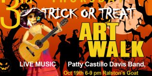 October ArtWalk is Spooky Trick or Treat – Oct 19 October ArtWalk is Spooky Trick or Treat – Oct 19