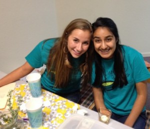 Abbey Murphy and RitaS Sandhu at the Stone Soup Dinner