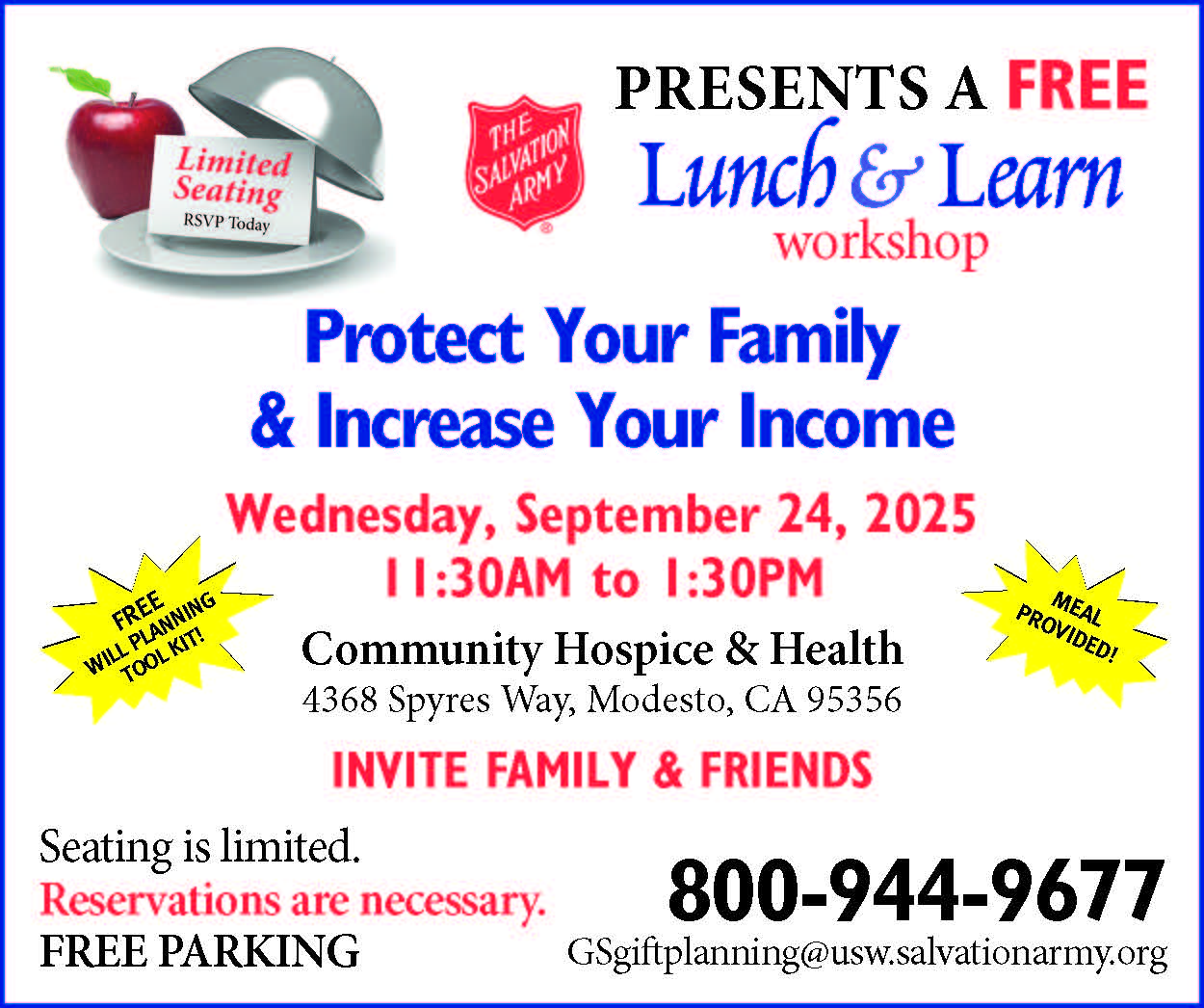 Salvation Army Lunch and Learn